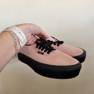 Vans Women's Pink Platform Sneakers